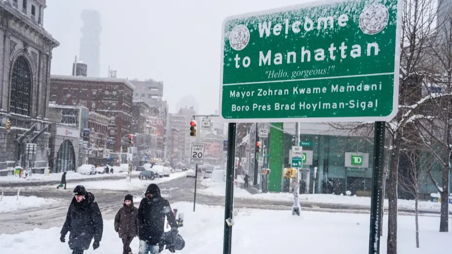 ABD'nin doğu kıyıları dondu, 600 bin kişi elektriksiz kaldı