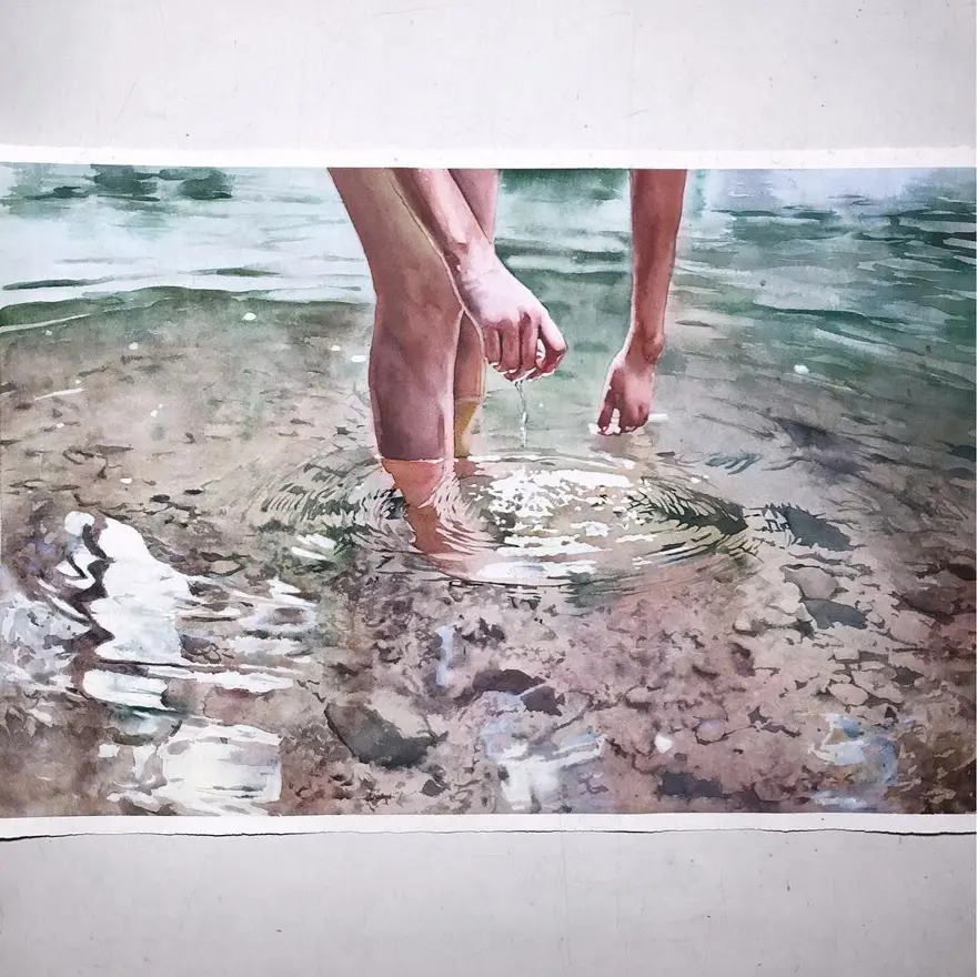 Gerçek gibi görünen sulu boya resimler 29