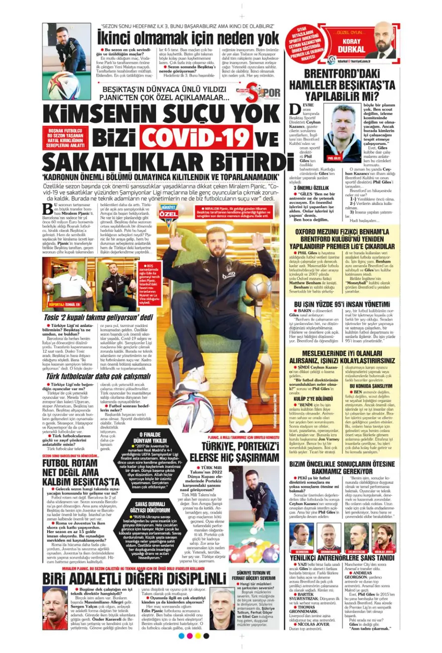 Günün spor manşetleri (5 Mart 2022) 6