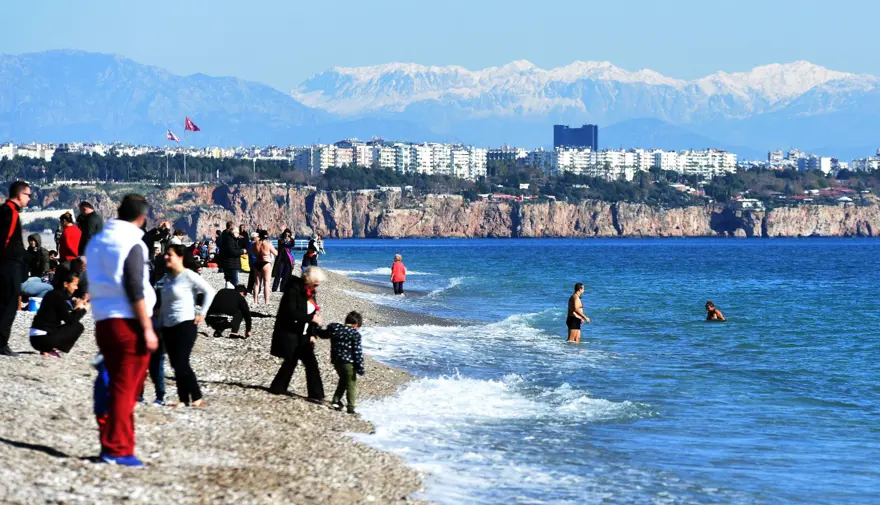 Yılın ilk gününde deniz keyfi 11