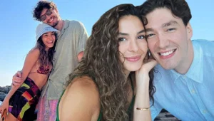 Ebru Şahin ile Cedi Osman'dan mutluluk pozu Ebru Şahin ile Cedi Osman'dan mutluluk pozu