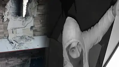 Duvarı kırıp içeri girdi: 650 bin lira değerinde eşya çalıp kaçtı