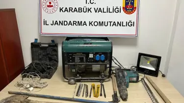 Karabük'te 4 kişi kaçak kazı yaparken yakalandı