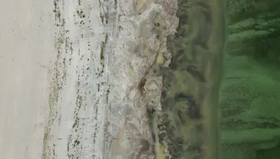 Türkiye'nin ikinci en büyük tatlı su kaynağı! Endişelendiren görüntü: Sular 2 metre çekildi, koku tehdidi başladı