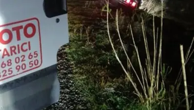 Aydın’da otomobil dereye düştü