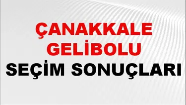 Çanakkale GELİBOLU Seçim Sonuçları 2024 Canlı: 31 Mart 2024 Türkiye GELİBOLU Yerel Seçim Sonucu ve YSK Oy Sonuçları Son Dakika