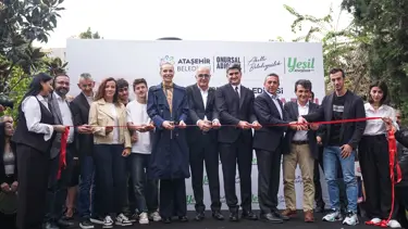 Eda Erdem'in isminin verildiği park ve voleybol sahası açıldı