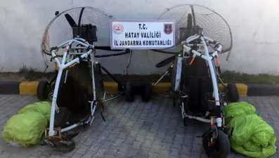 Teröristler 30 bin euroluk paramotor ile gelmişler