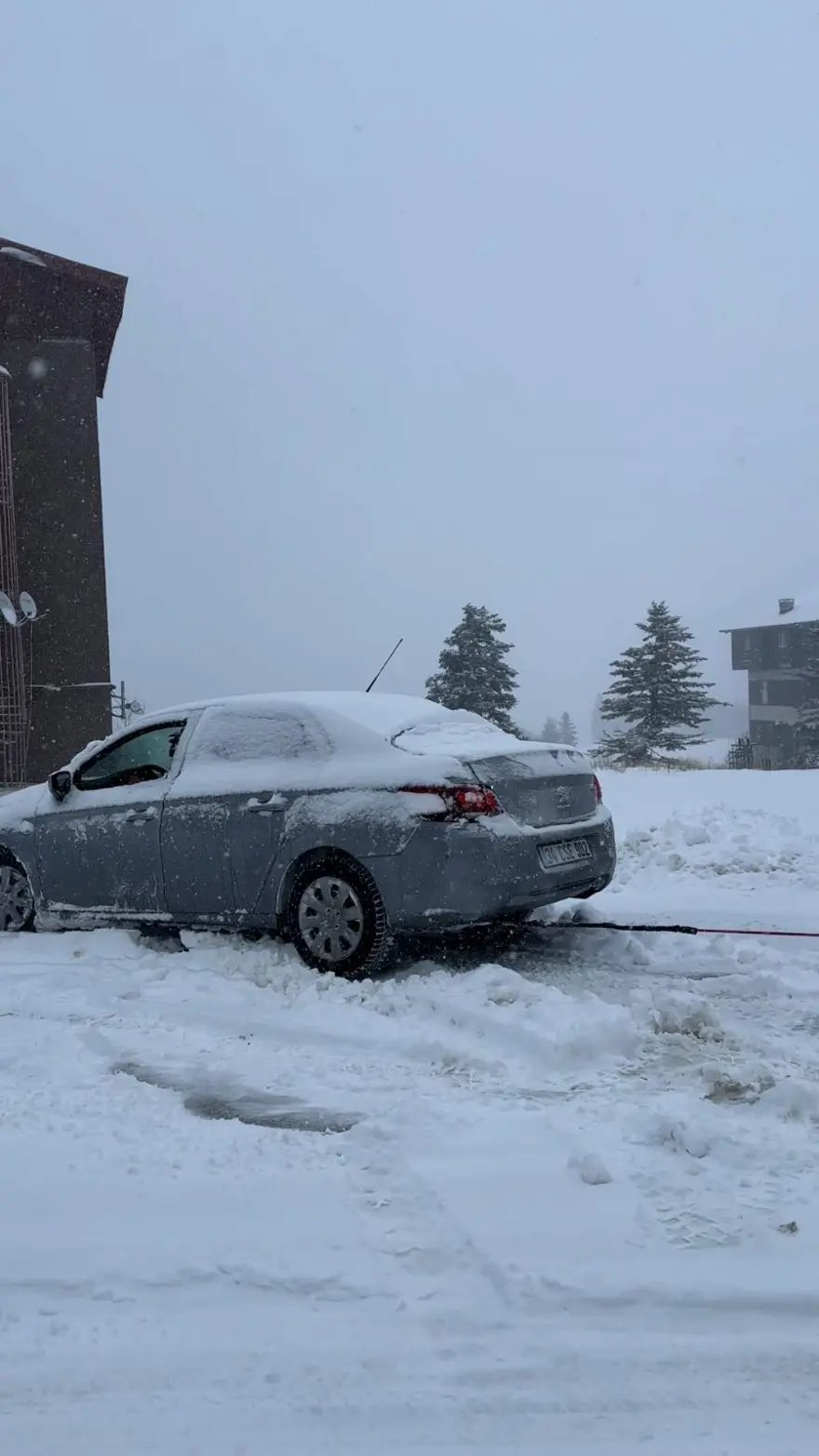 Uludağ'da kar kalınlığı 50 santimetreye ulaştı 5