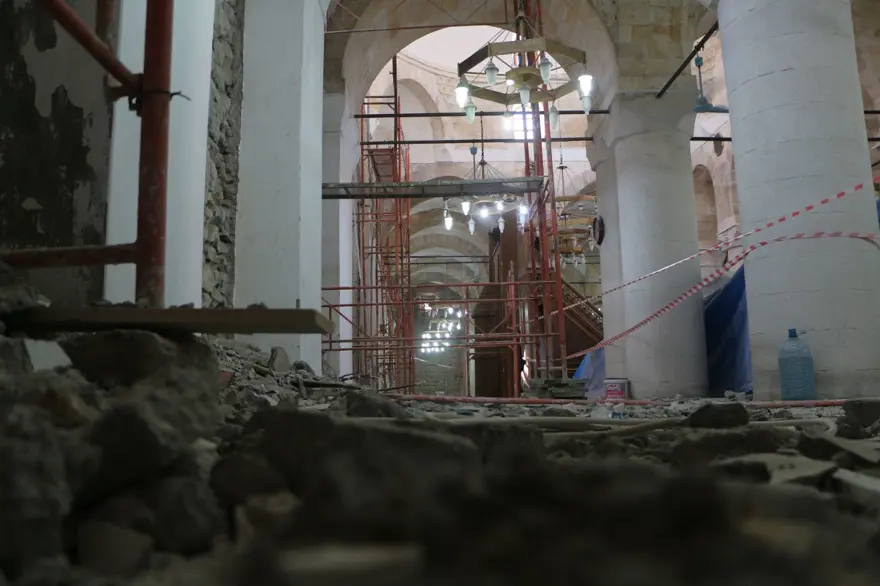 860 yıllık tarihi Cizre Ulu Camisi'ne restorasyon 7
