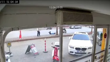 Hem ters yönde ilerledi hem de çocuğa çarpıp kaçtı