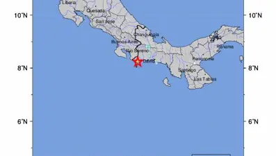 Panama-Kosta Rika sınırında 5.7 büyüklüğünde deprem