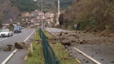 Zonguldak’ta heyelan