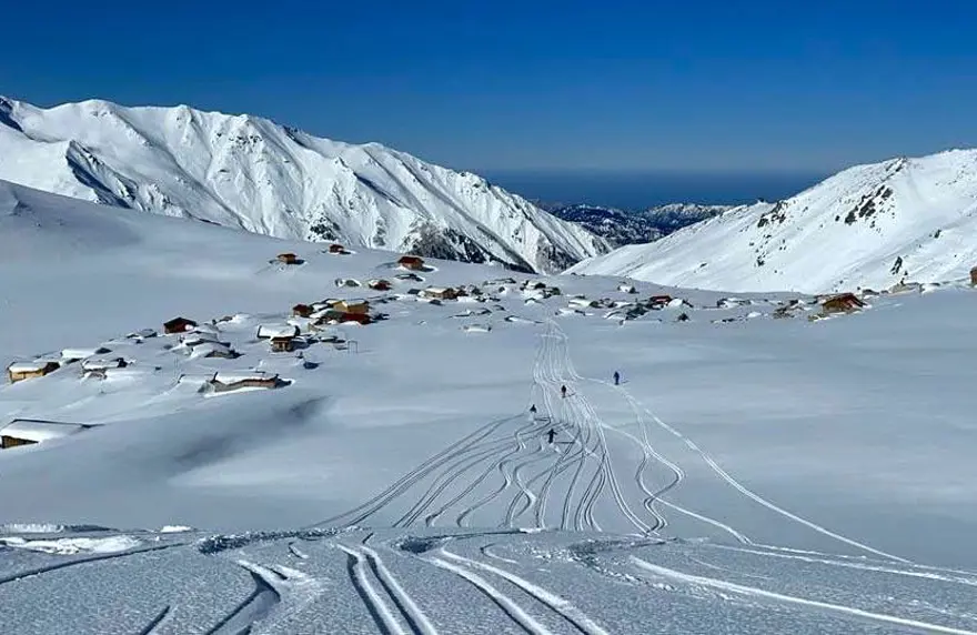 'Heliski' tutkunlarının buluşma noktası Kaçkar Dağları 3