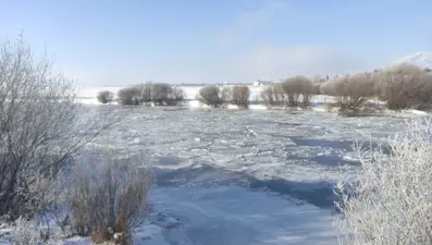 Göle, en soğuk geceyi yaşadı: Eksi 32,3