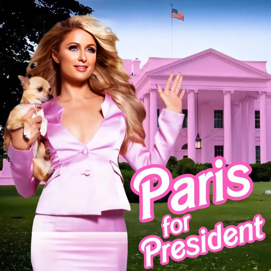 Paris Hilton da ABD Başkanlığı'na aday oldu 1
