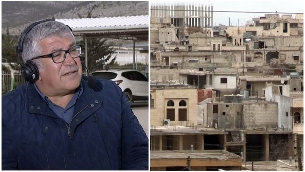 NTV ekibinin ateşkes bölgesi izlenimleri (M4 karayolu boyunca çoğu yerleşim alanı terk edilmiş durumda)