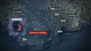 Santorini'deki 7,5'lük depremi Türkiye kaç şiddetinde hissedecek?