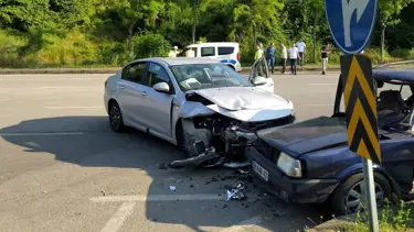 Görele'de feci kaza: Sürücü araç camından fırladı