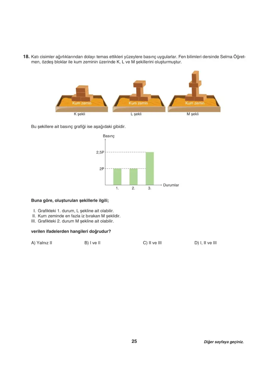 Uğur Okulları LGS-1 sayısal deneme sınavı 24