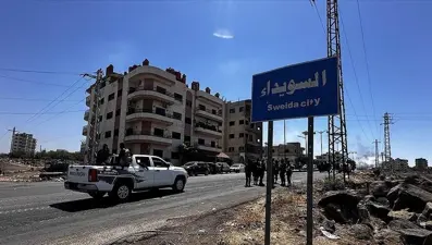 Süveyda'da silahlı gruplar güvenlik güçlerine saldırdı: 1 kişi öldü