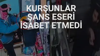 Marketi soymaya girdi, silahı tutukluk yapınca kaçtı