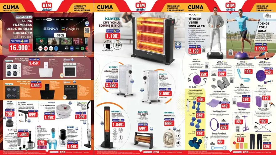 BİM 24 EKİM CUMA AKTÜEL KATALOĞU 1