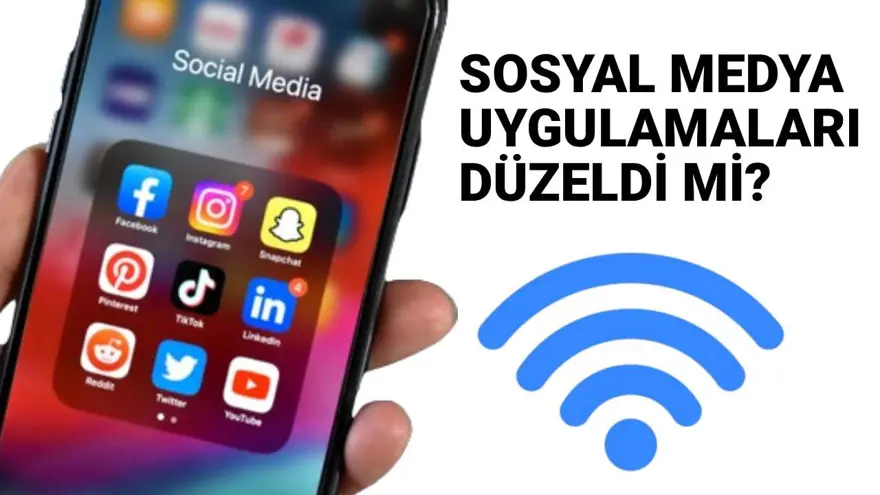 Sosyal medyada erişim sorunu ortadan kalktı... 8 Eylül sosyal medya (internet) sorunu son durum 