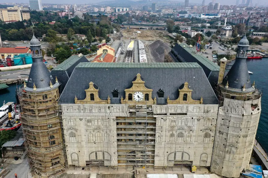 Tarihi Haydarpaşa Garı restorasyonla özgün haline kavuşuyor 12