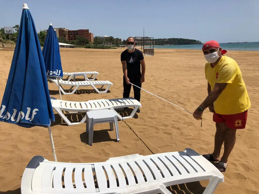 Halk plajlarında hazırlıklar başladı 