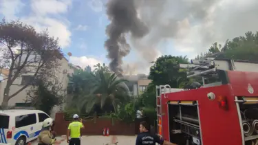 Bakırköy'de hukuk bürosunda yangın