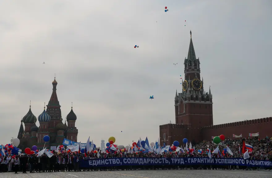 Dünyadan 1 Mayıs İşçi Bayramı manzaraları 10