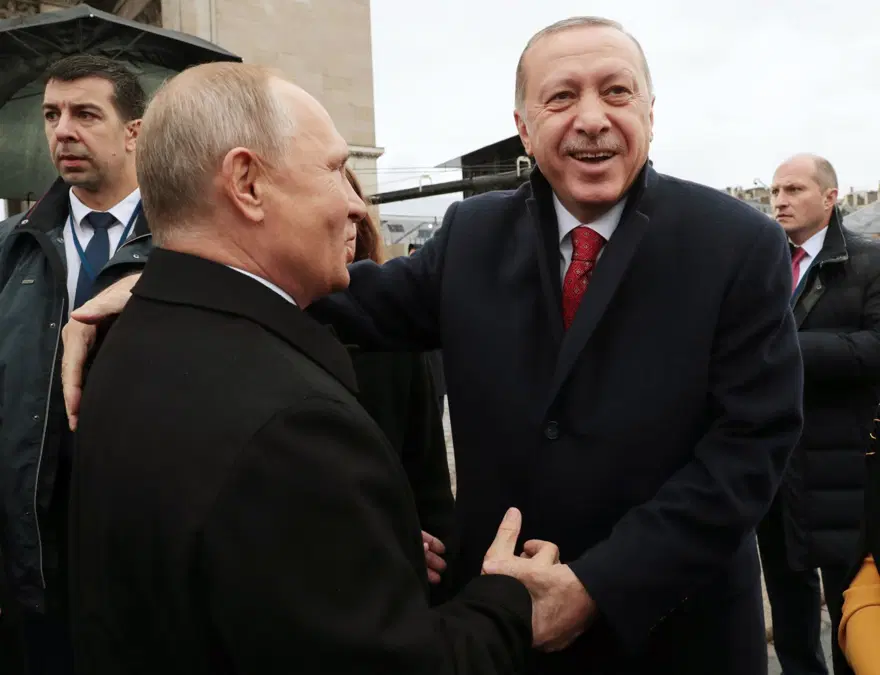 Cumhurbaşkanı Erdoğan ile Putin'den samimi sohbet 4