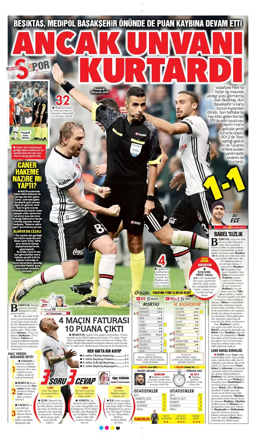 Günün spor gazeteleri (24 Ekim 2017) 4