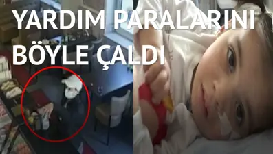 SMA’lı bebeğin restorandaki yardım kutusunu çaldı