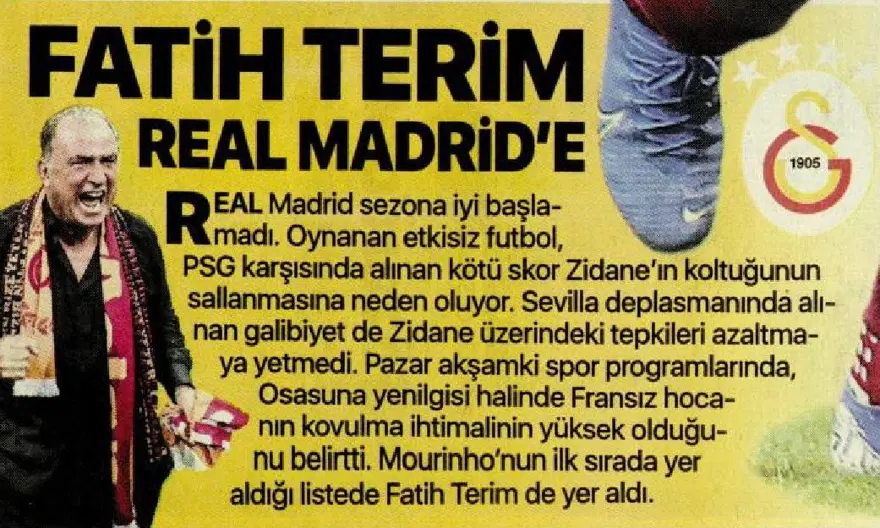 Günün spor manşetleri (25 Eylül 2019) 