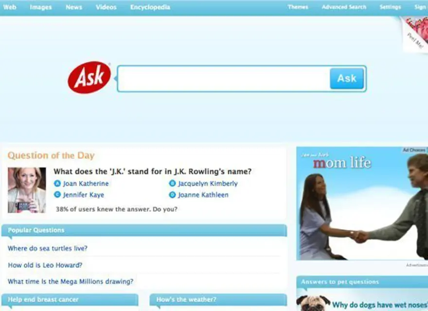 12. Ask.com 6