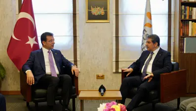 Ekrem İmamoğlu'ndan Tevfik Göksu'ya ziyaret