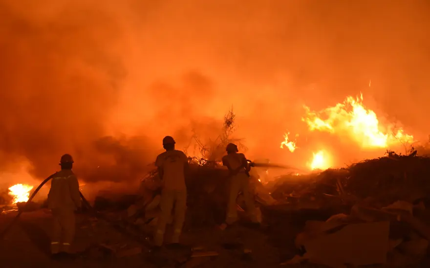 Bodrum’da korkutan yangın 10