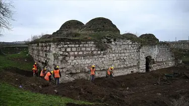 15. yüzyıldan kalan Gazi Mihal Hamamı'nın restorasyonuna başlandı