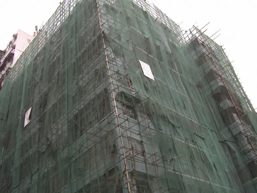 Modern binalara bambu yardımı 13