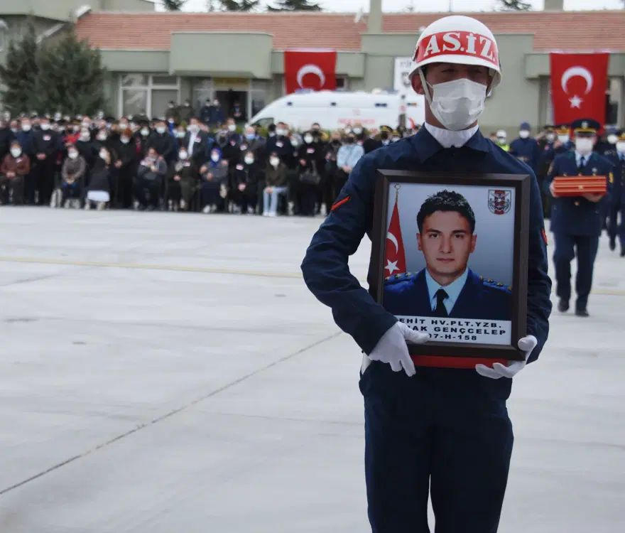Şehit Pilot Burak Gençcelep'e veda 21