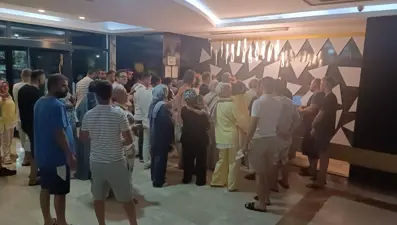 Tatil değil, eylem yaptılar! Bodrum'da turistlerden otele tepki