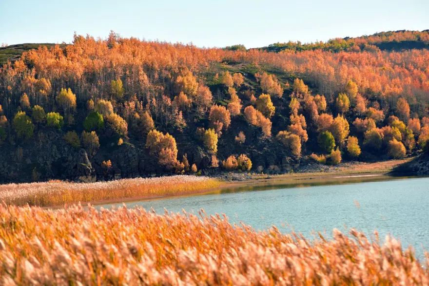 Nemrut Krater Gölü’nde sonbahar güzelliği eşliğinde çevre temizliği 5