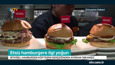 Bu hamburger köftesinde tek gram et yok!  (400 milyon dolara mal oldu)
