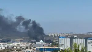 Kocaeli'de fabrikada yangın