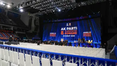 AK Parti 8. Olağan Büyük Kongresi bugün yapılacak: Hazırlıklar tamamlandı