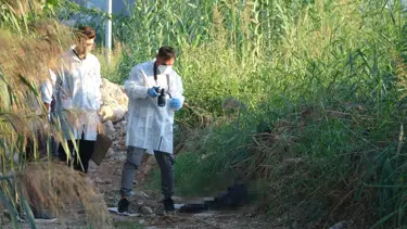 Sulama kanalında ceset