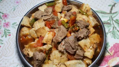 Tavşan öldüren ekmeğiyle yapılan geleneksel bayram lezzeti: Elmadağ Tiridi