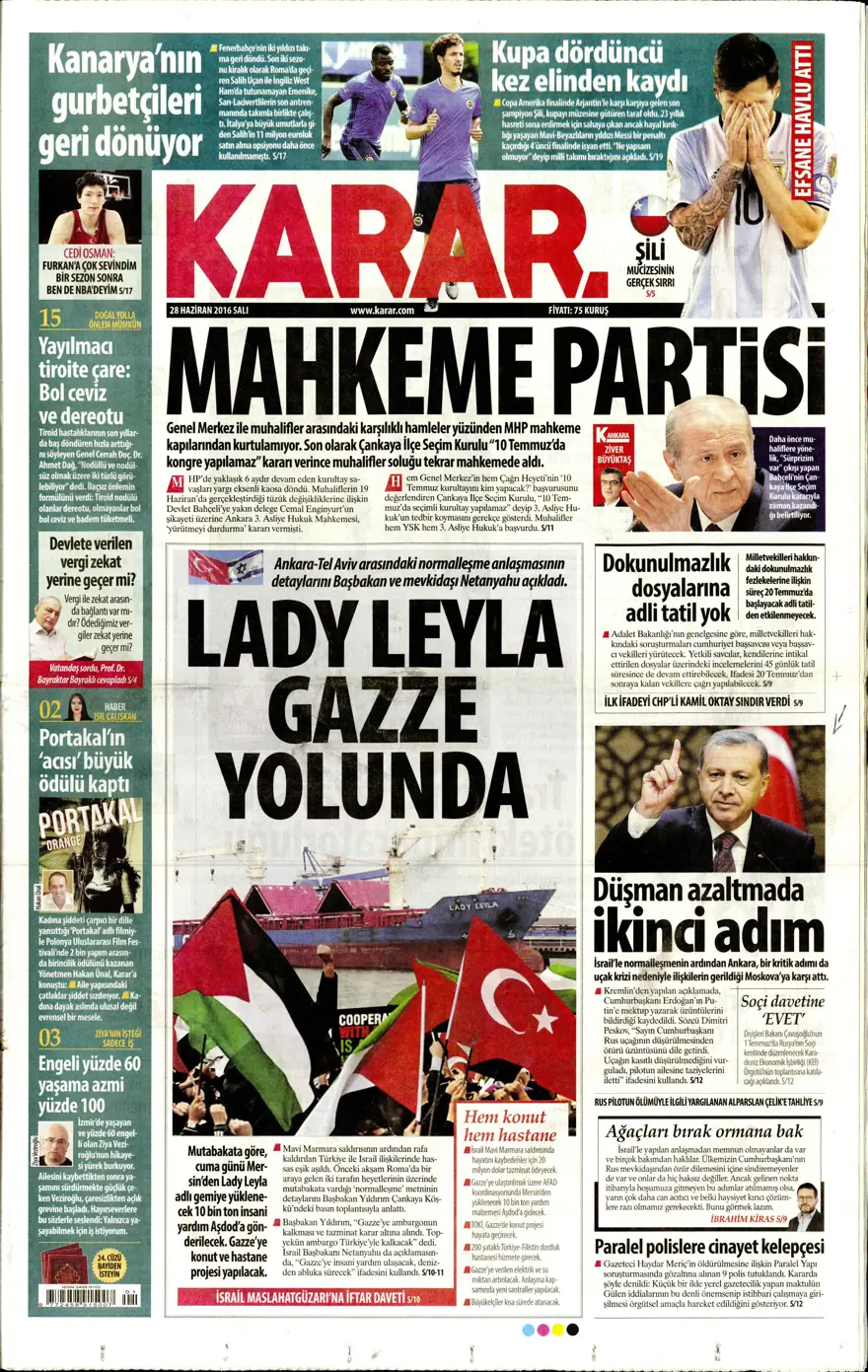 Gazete manşetleri (28.06.2016) 9